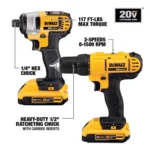 DEWALT 20V MAX XR Brushless 7-Tool Combo Kit with 2.0Ah & 5.0Ah Batteries and Charger (DCK700D1P1) - Image 3
