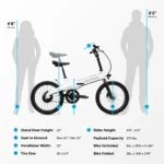 Lectric XP Lite 2.0 Long-Range Folding Electric Bike - Arctic White - Image 2