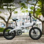 Lectric XP Lite 2.0 Long-Range Folding Electric Bike - Arctic White - Image 5