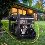 Gentron GG12000GLCS 12,000/9,000-Watt Dual Fuel Portable Generator with CO Sensor, Electric Start