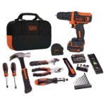 BLACK+DECKER 12V MAX Cordless Drill & Home Tool Kit, 60-Piece (BDCDD12PK) - Image 5