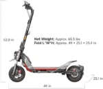 Segway Ninebot ZT3 Pro Off-Road Electric Scooter for Adults, 24.9 MPH, 43.5-Mile Range, Dual Suspension, 11 in. Tubeless Tires - Image 2